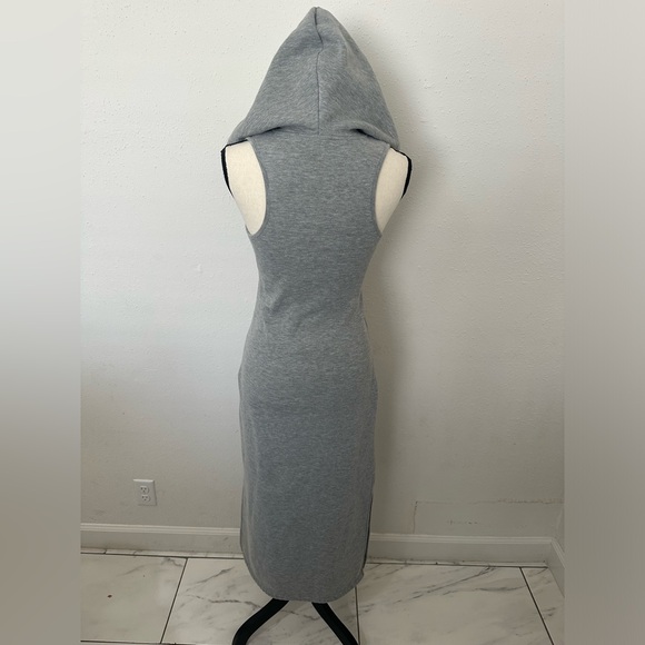 ASOS Gray Maxi Hoodie Dress - Picture 2 of 6